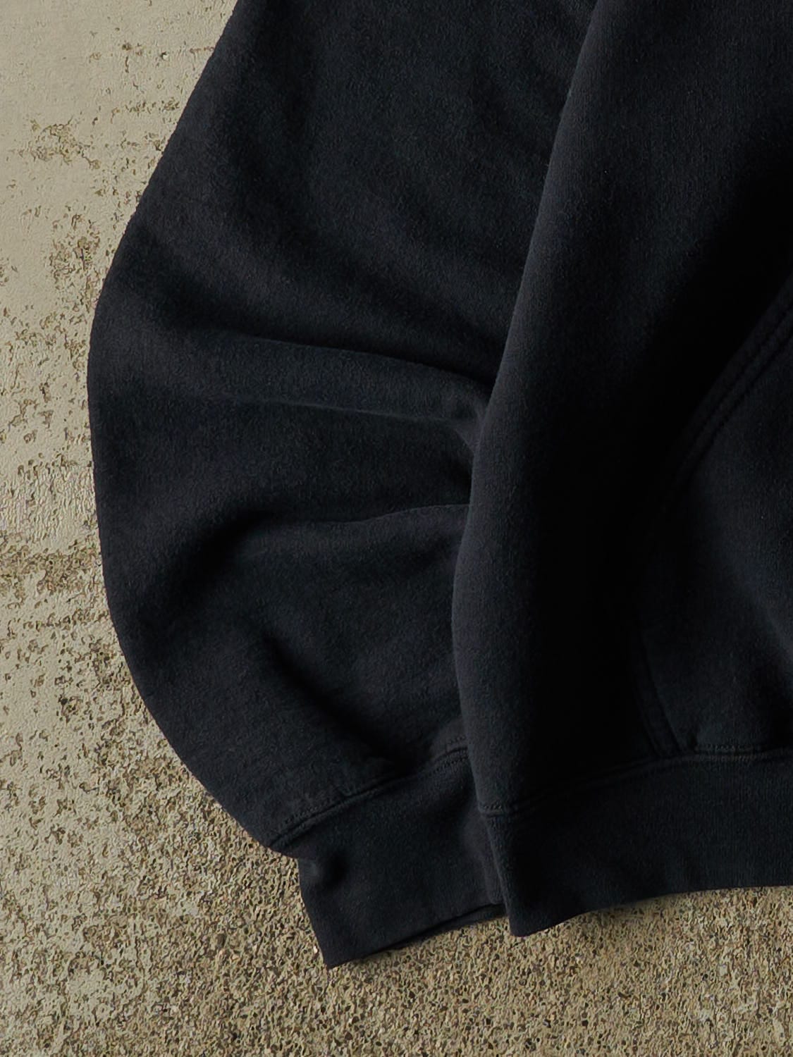 Vintage 90s Faded Black US Army Hoodie (XXS/XS)
