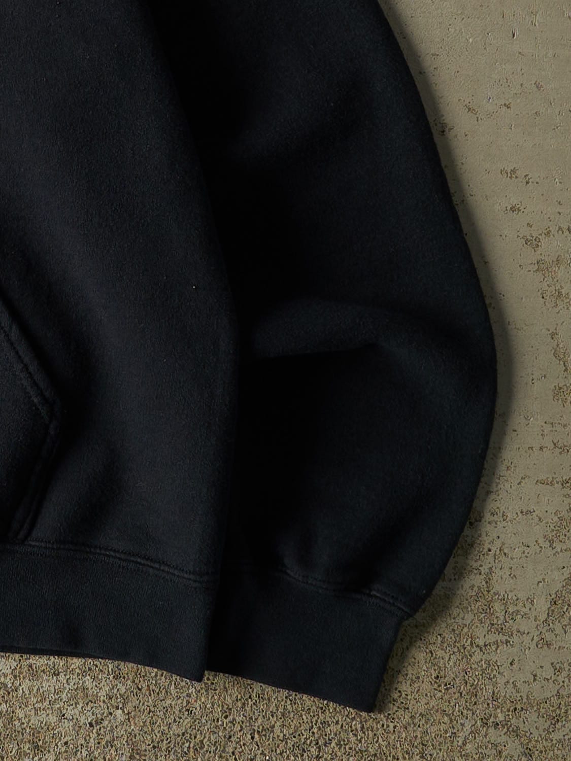 Vintage 90s Faded Black US Army Hoodie (XXS/XS)