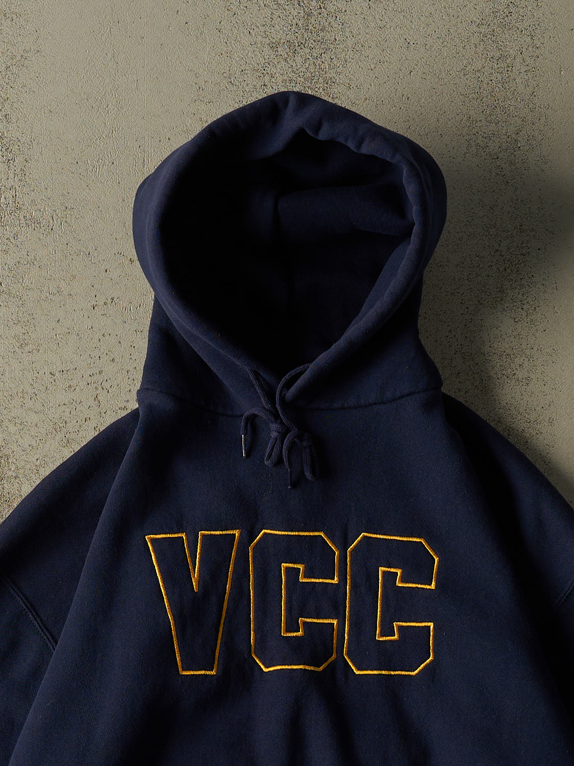 Vintage Y2K Navy Blue Russell Athletic VCC Hoodie (M/L)