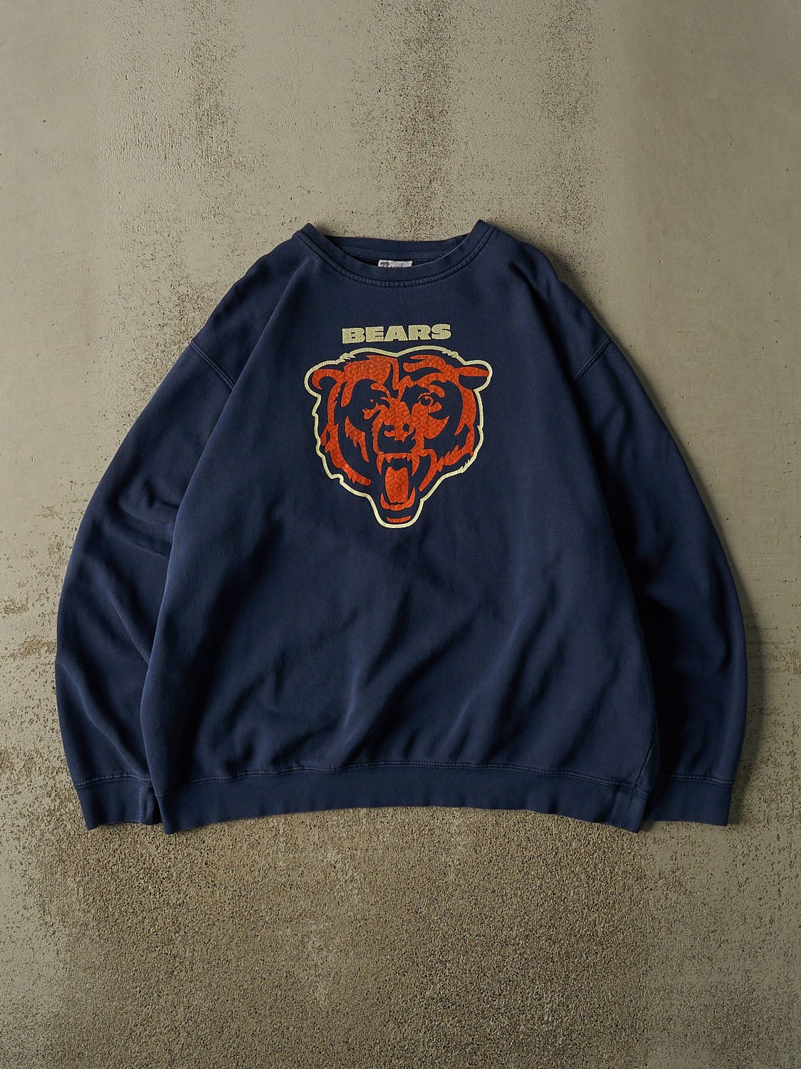 Vintage 90s Navy Blue Chicago Bears Crewneck (XL)