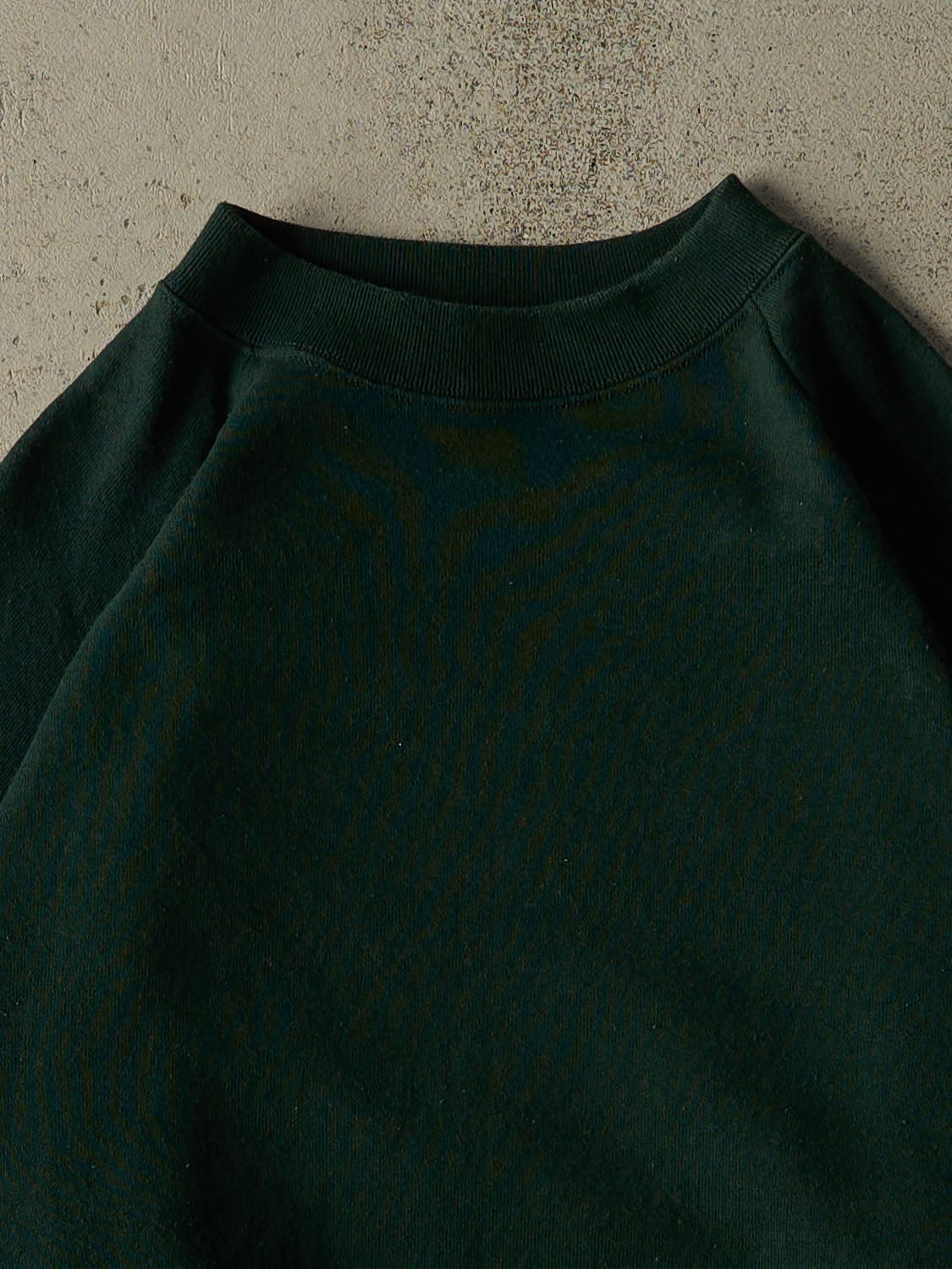 Vintage 80s Green Blank Crewneck (XXL)