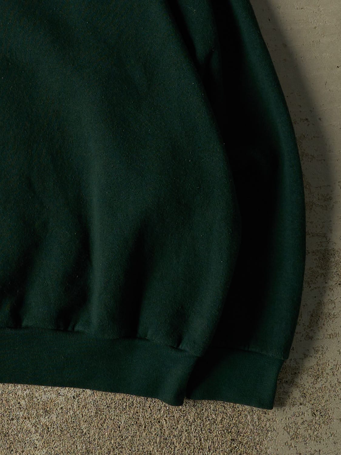 Vintage 80s Green Blank Crewneck (XXL)