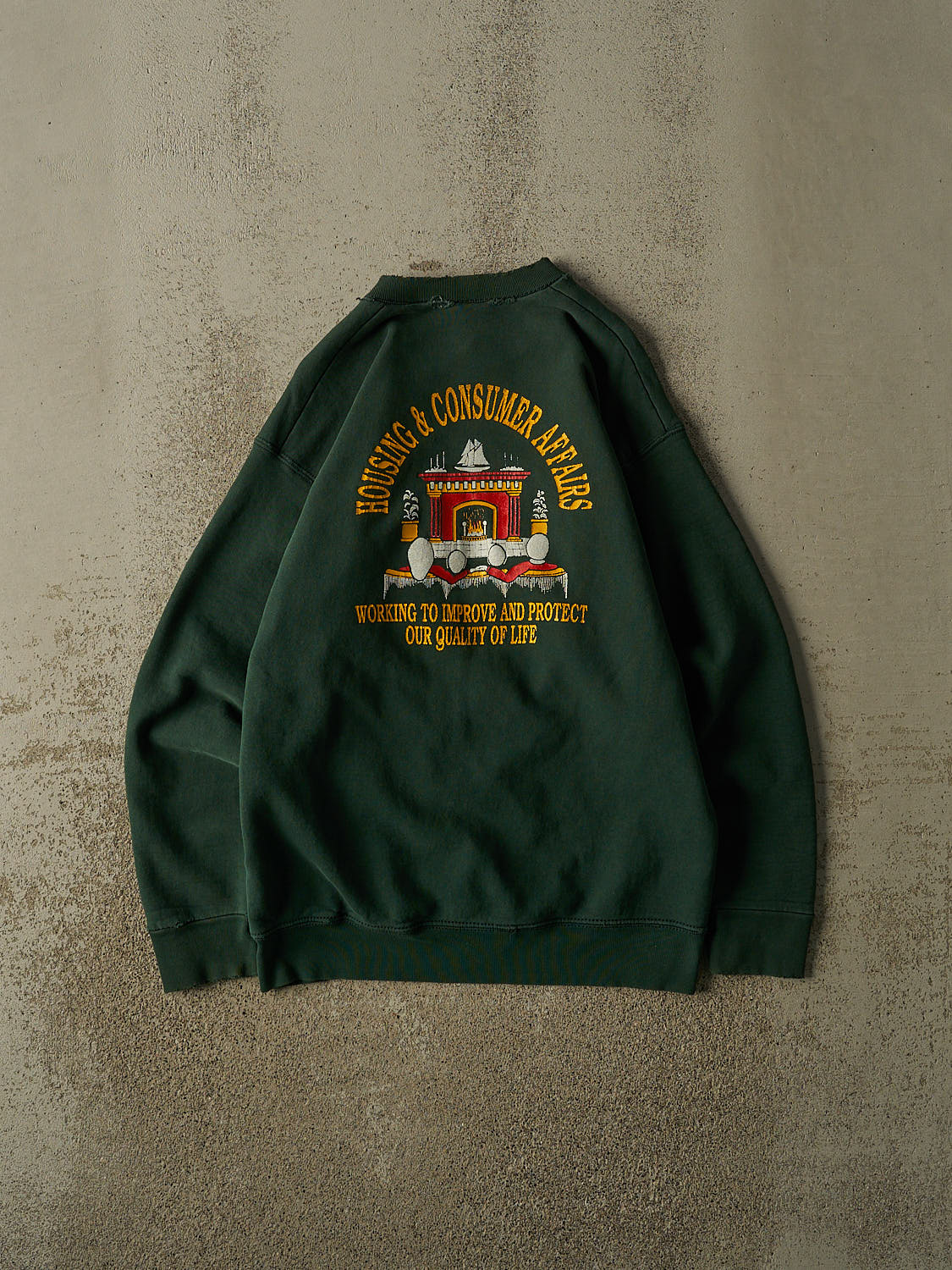 Vintage 95' Green Metro United Way Crewneck (M)