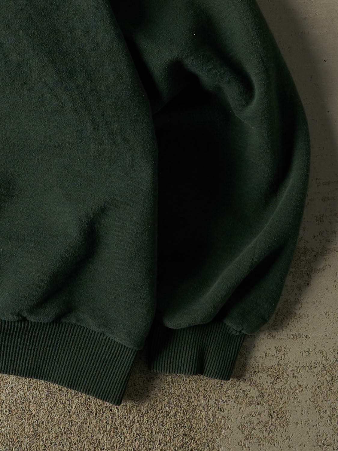 Vintage 90s Green Non Fiction Blank Crewneck (L)