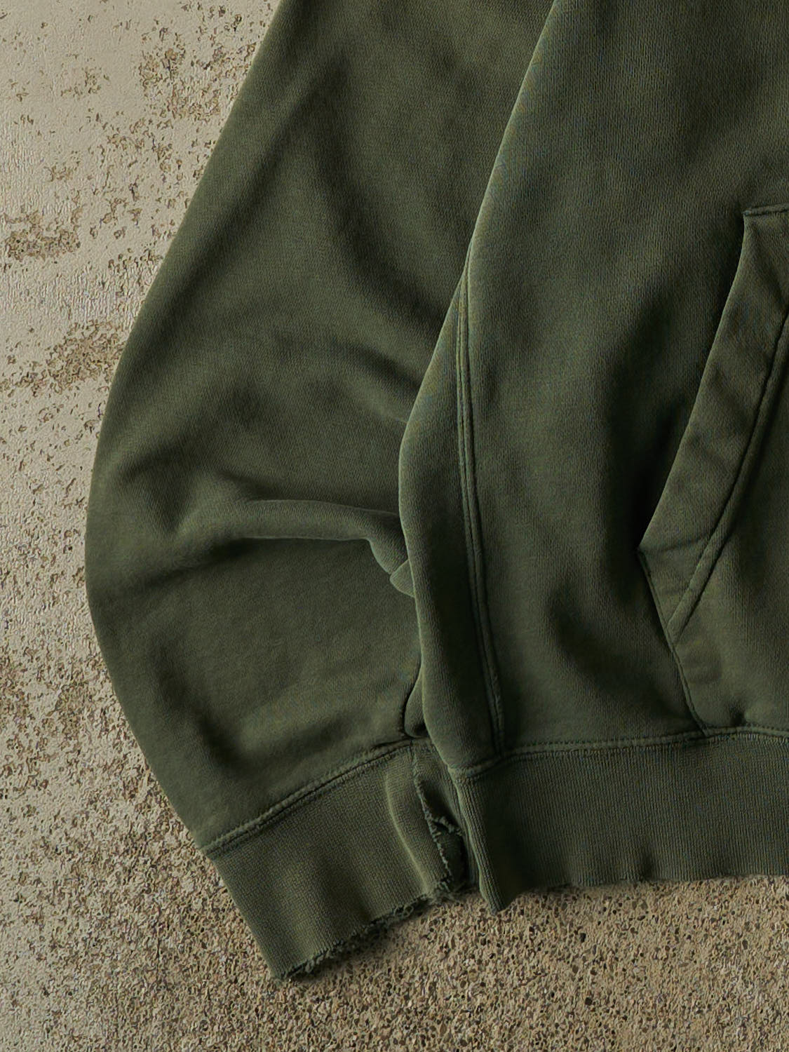 Vintage Y2K Sun Faded Green Nike Embroidered Hoodie (S/M)