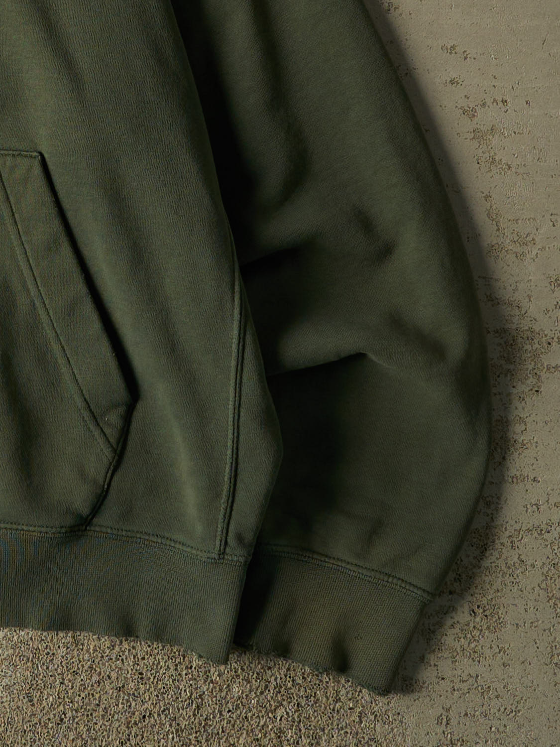 Vintage Y2K Sun Faded Green Nike Embroidered Hoodie (S/M)