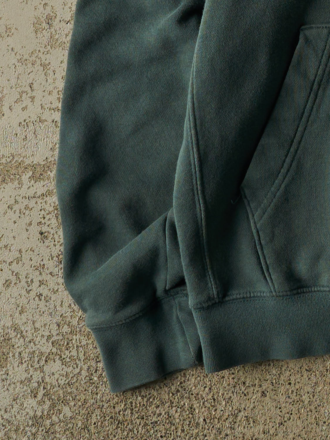 Vintage Y2K Green Nike Embroidered Hoodie (XS)
