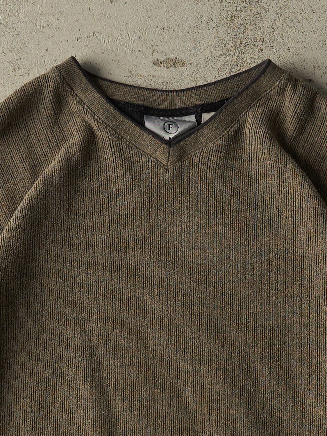 Vintage 90s Brown Lightweight Knit (L/XL)