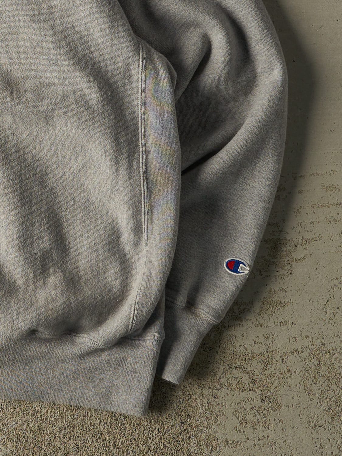 Vintage 90s Grey Champion Reverse Weave Johnson Controls Athletic Crewneck (XL/XXL)
