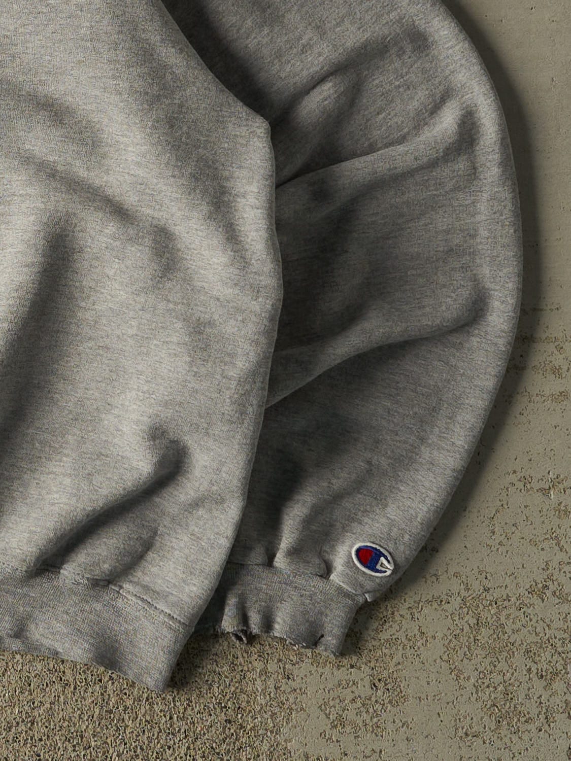 Vintage 90s Grey Champion Reverse Weave Boston College Crewneck (L/XL)