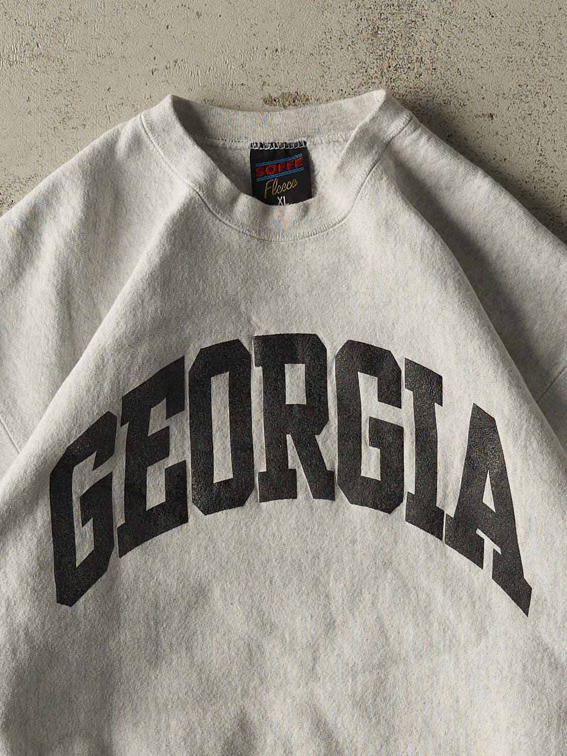 Vintage 90s Heather Grey Georgia Crewneck (XL/XXL)