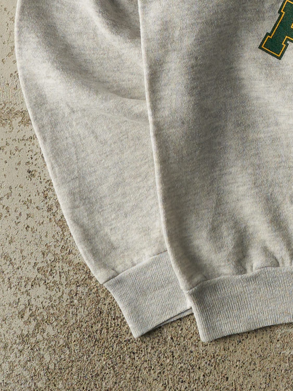 Vintage 97' Heather Grey Green Bay Packers NFC Champions Crewneck (M/L)