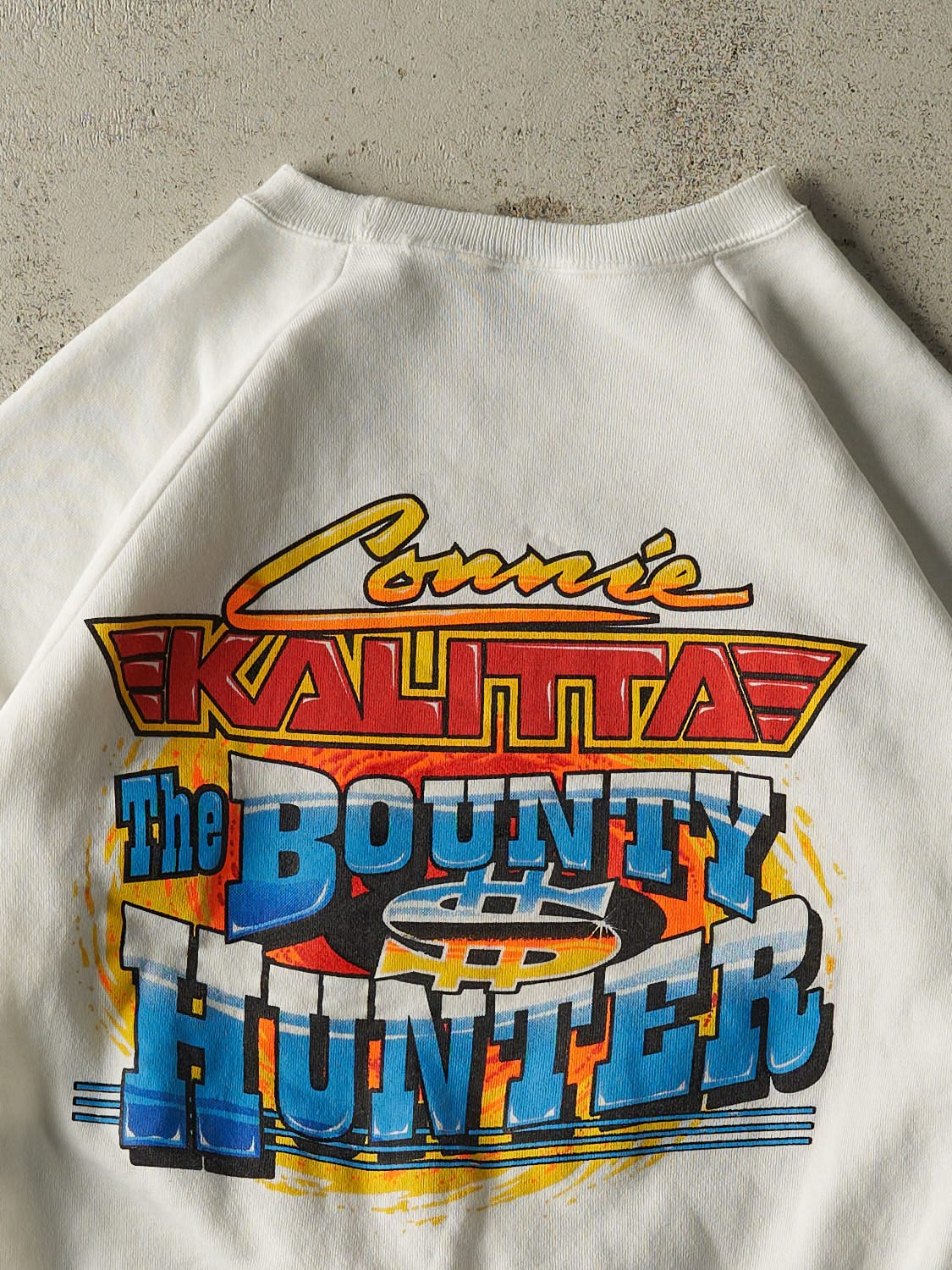Vintage 90s White Connie Ekalitta Racing Crewneck (S/M)
