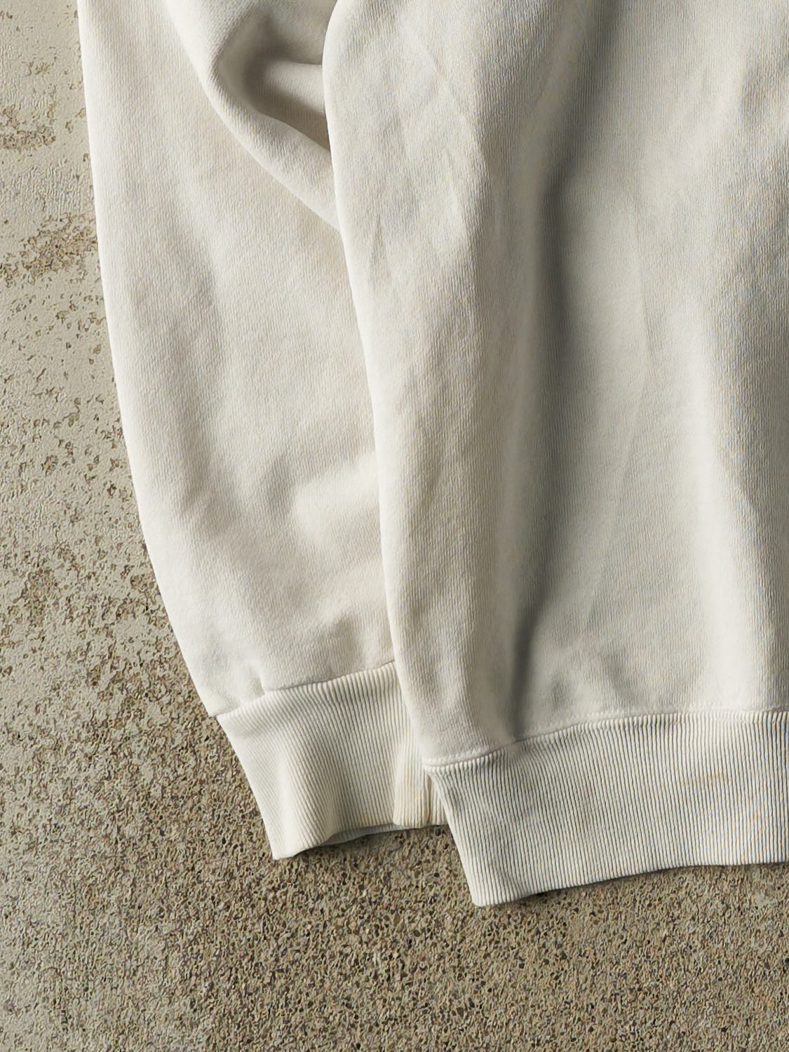 Vintage 90s White Ohio State University Embroidered Crewneck (XL)