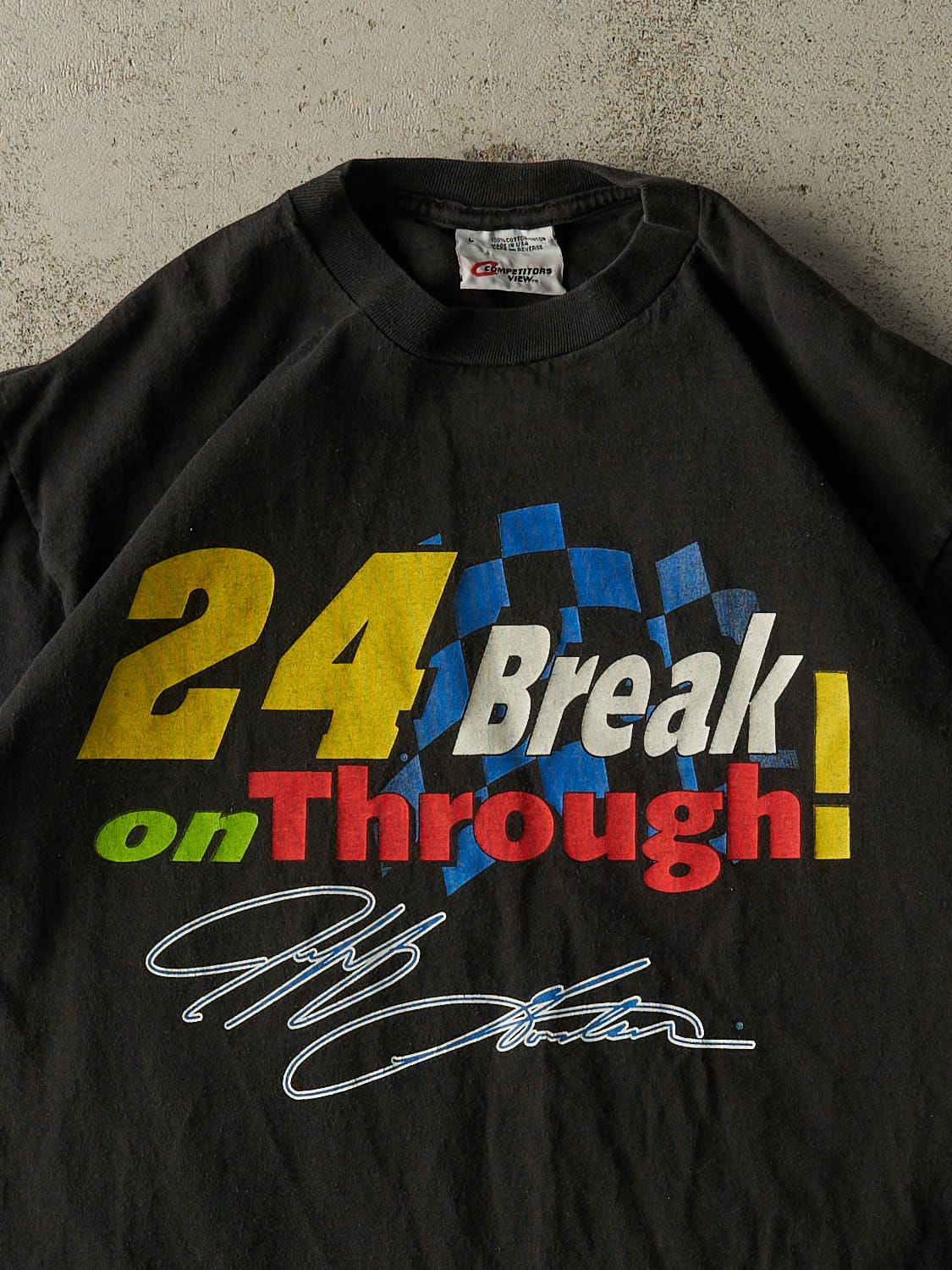 Vintage 00' Black Jeff Gordon Nascar Tee (L/XL)