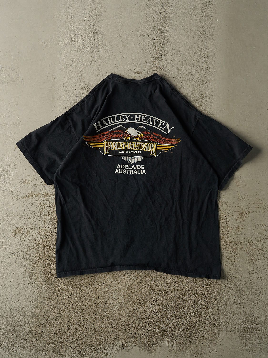 Vintage 00' Black Harley Davidson Australia Tee (XXL)