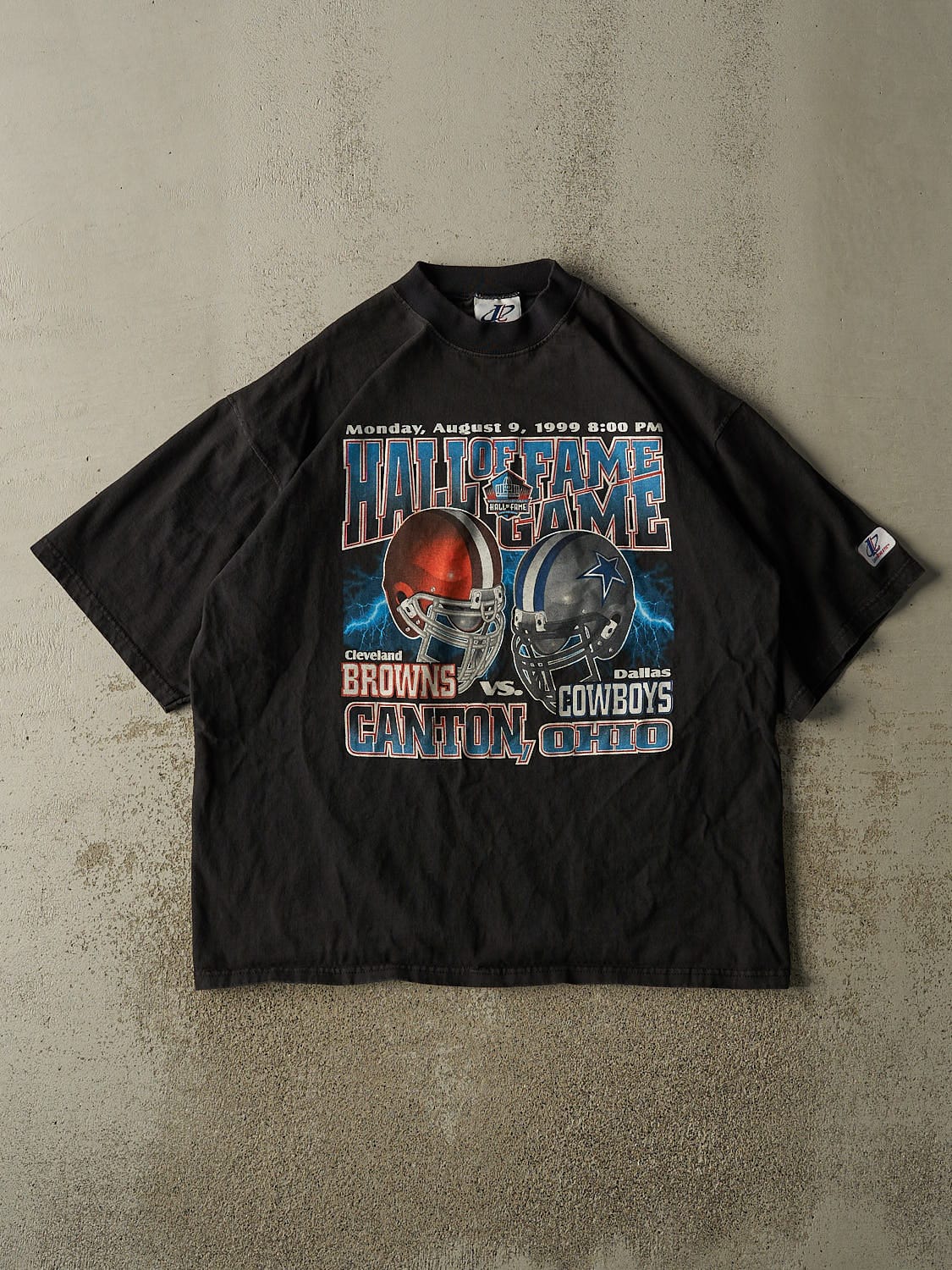 Vintage 99' Black NFL Hall of Fame Game Tee (XXL)