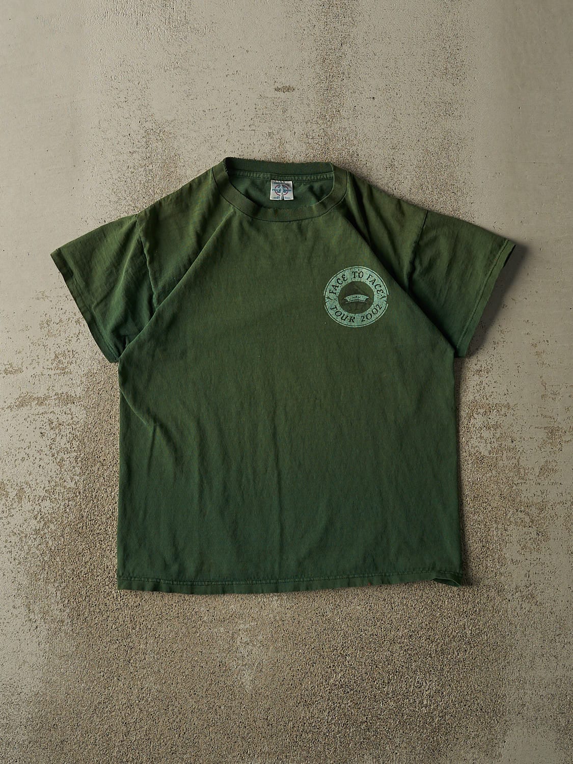 Vintage 02' Green Elton John x Billy Joel "Face to Face" Tour Tee (M/L)