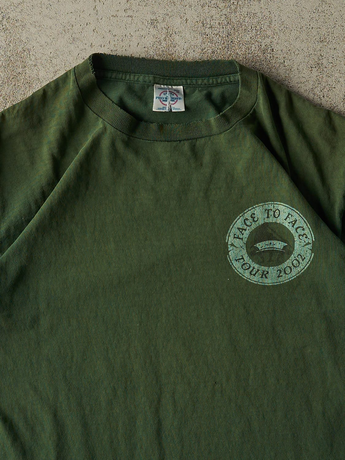 Vintage 02' Green Elton John x Billy Joel "Face to Face" Tour Tee (M/L)