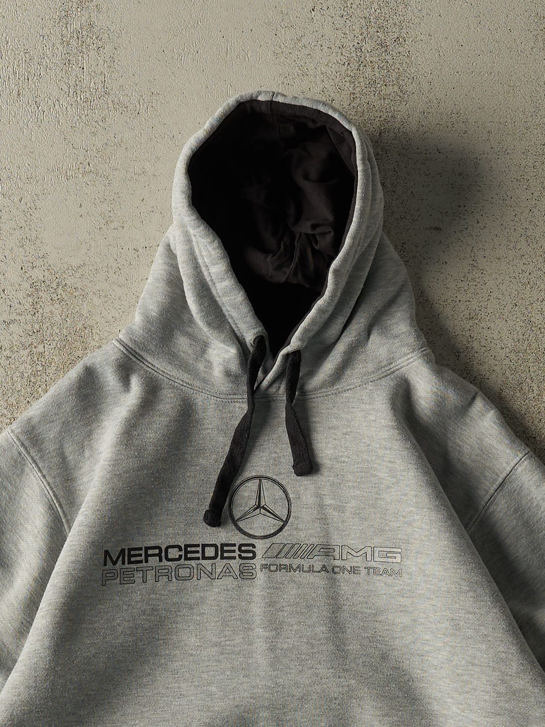 Vintage Y2K Grey Mercedes Benz AMG Formula One Team Hoodie (M/L)