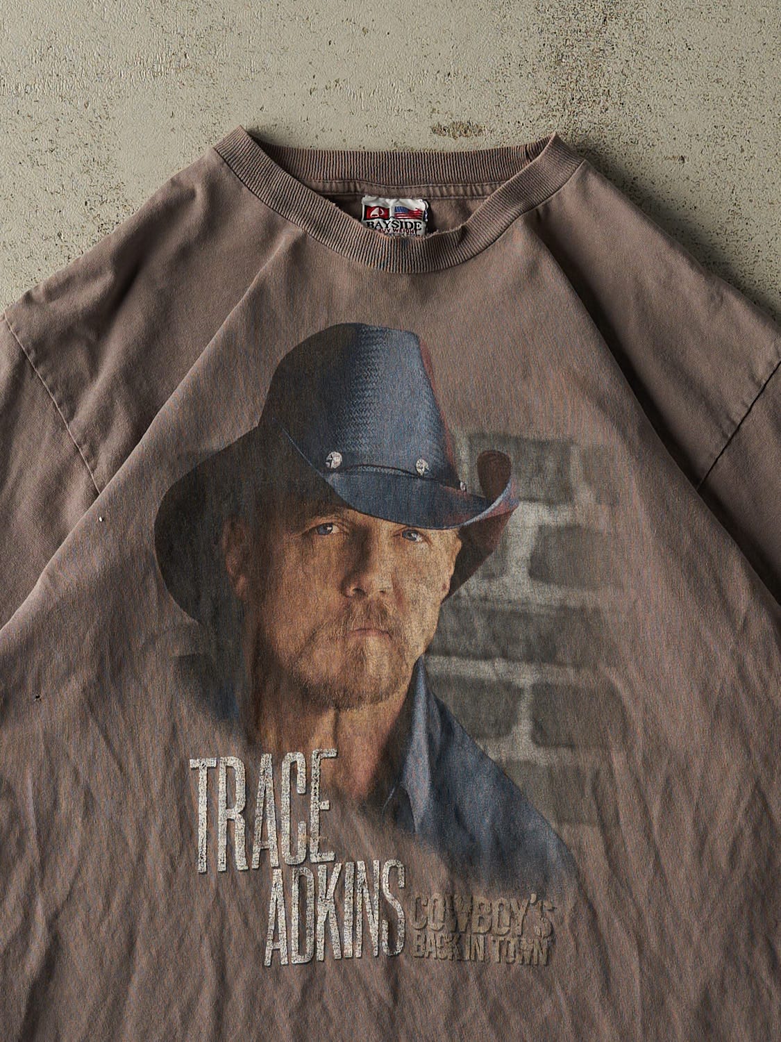 Vintage 11' Grey Trace Adkins "Cowboy's Back In Town" Tour Tee (M/L)