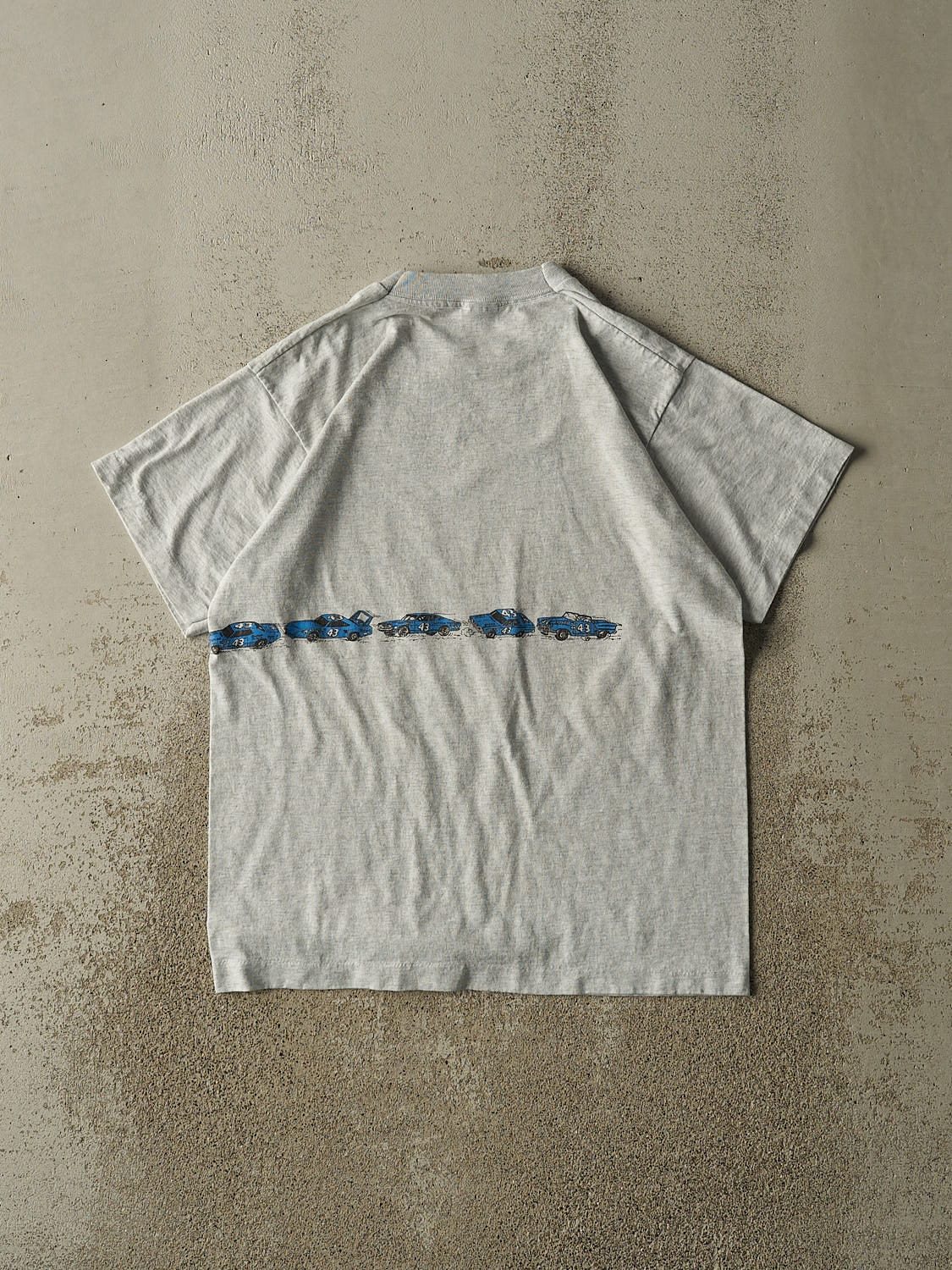 Vintage 90s Heather Grey Richard Petty Nascar Tee (M)