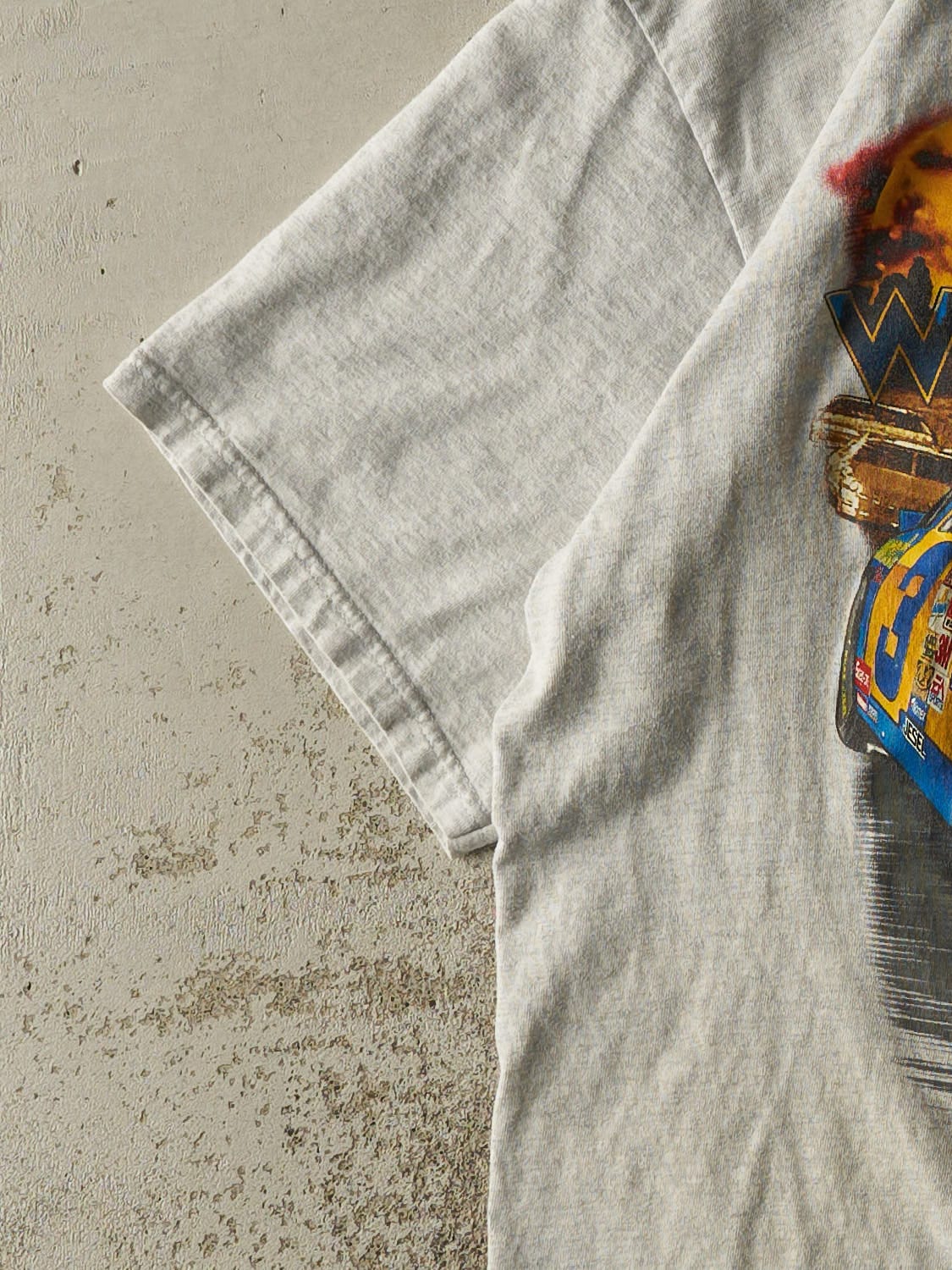 Vintage 90s Grey Dale Earnhardt Wrangler Nascar Racing Tee (XL)