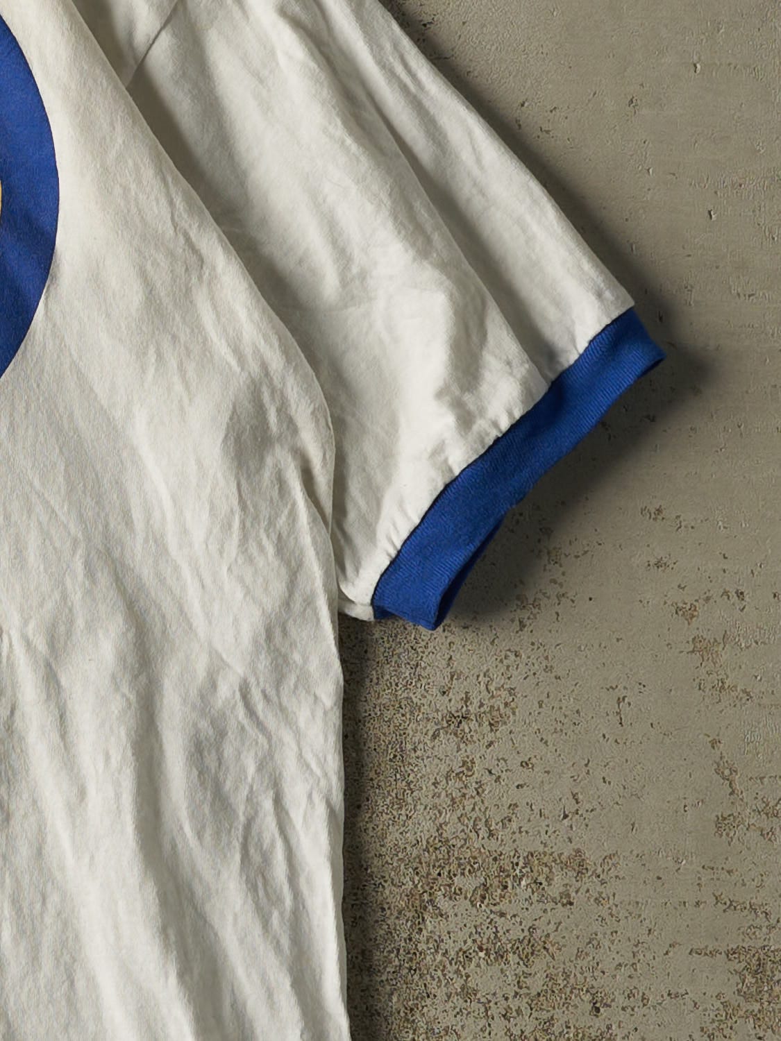 Vintage 90s White Indiana Pacers Ringer Tee (XL)