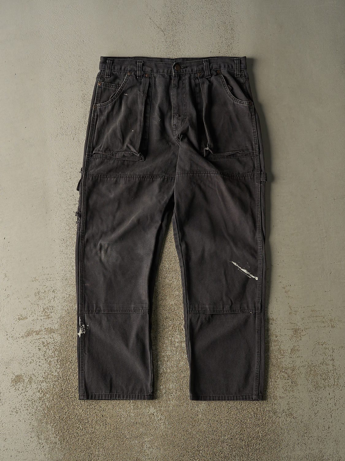 Vintage Y2K Faded Black Dickies Utility Work Pants (34x30.5)