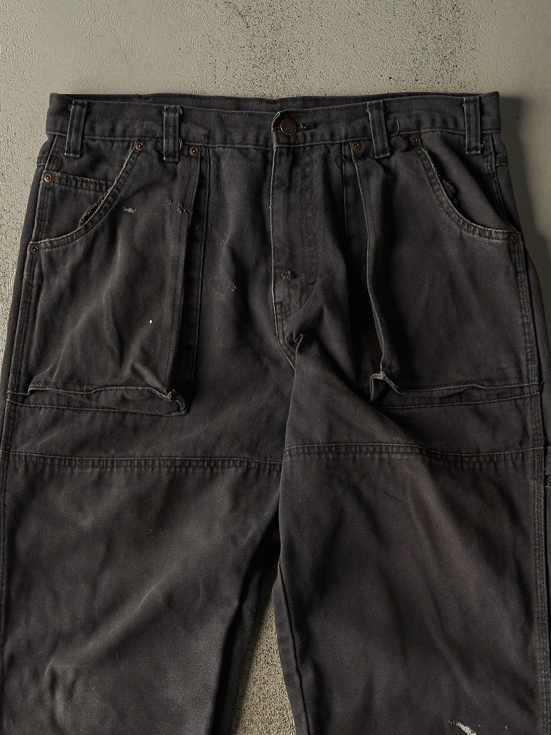Vintage Y2K Faded Black Dickies Utility Work Pants (34x30.5)
