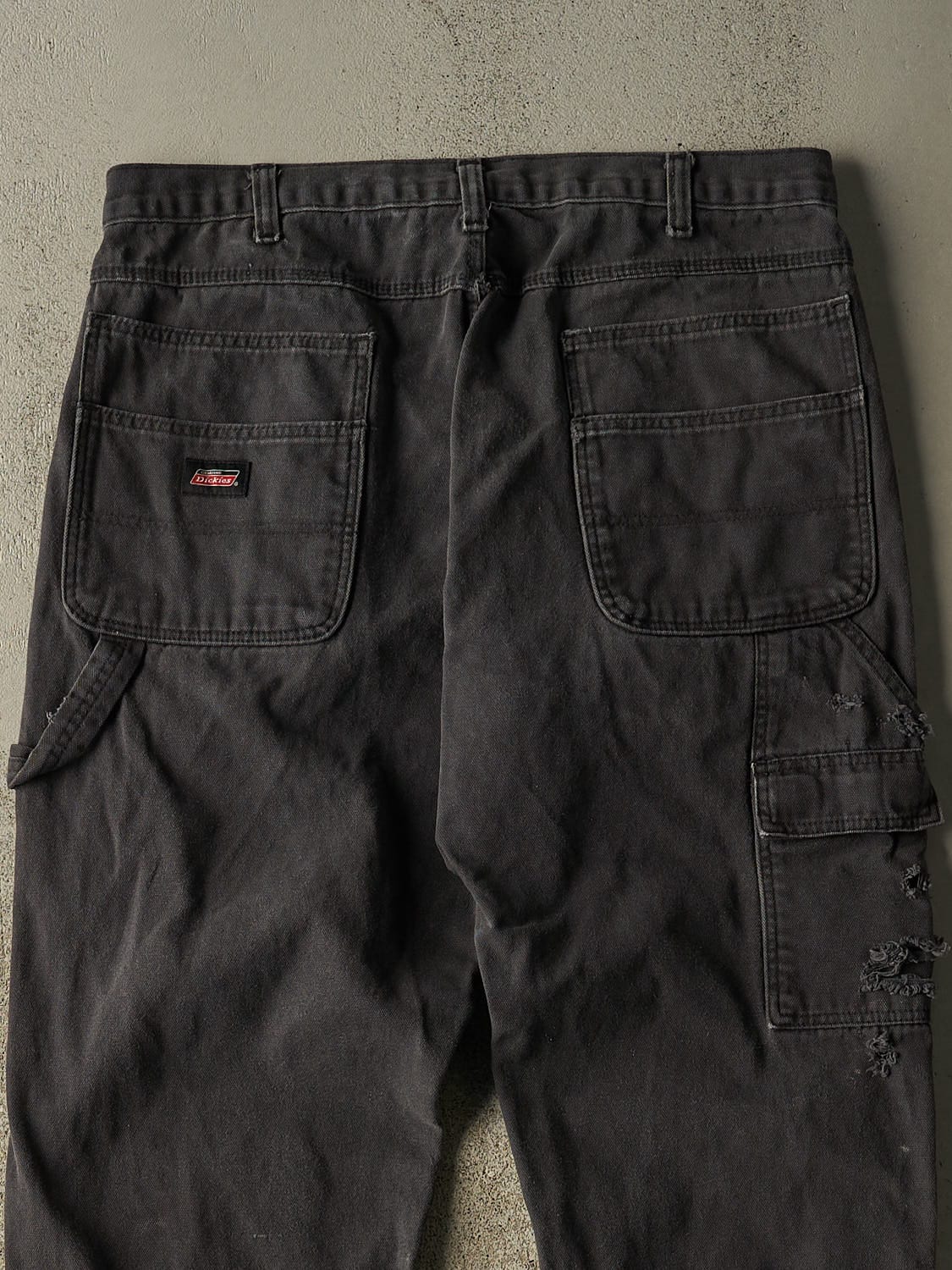Vintage Y2K Faded Black Dickies Utility Work Pants (34x30.5)