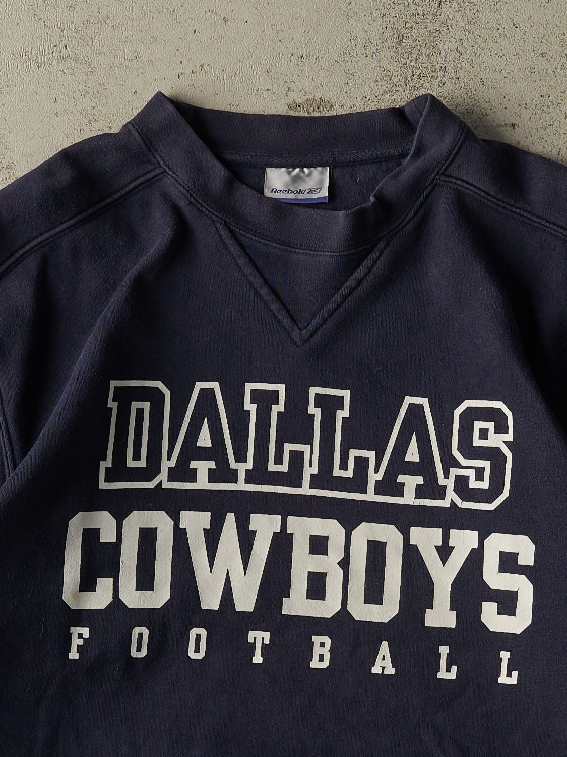 Vintage Y2K Navy Blue Dallas Cowboys Crewneck (XL)