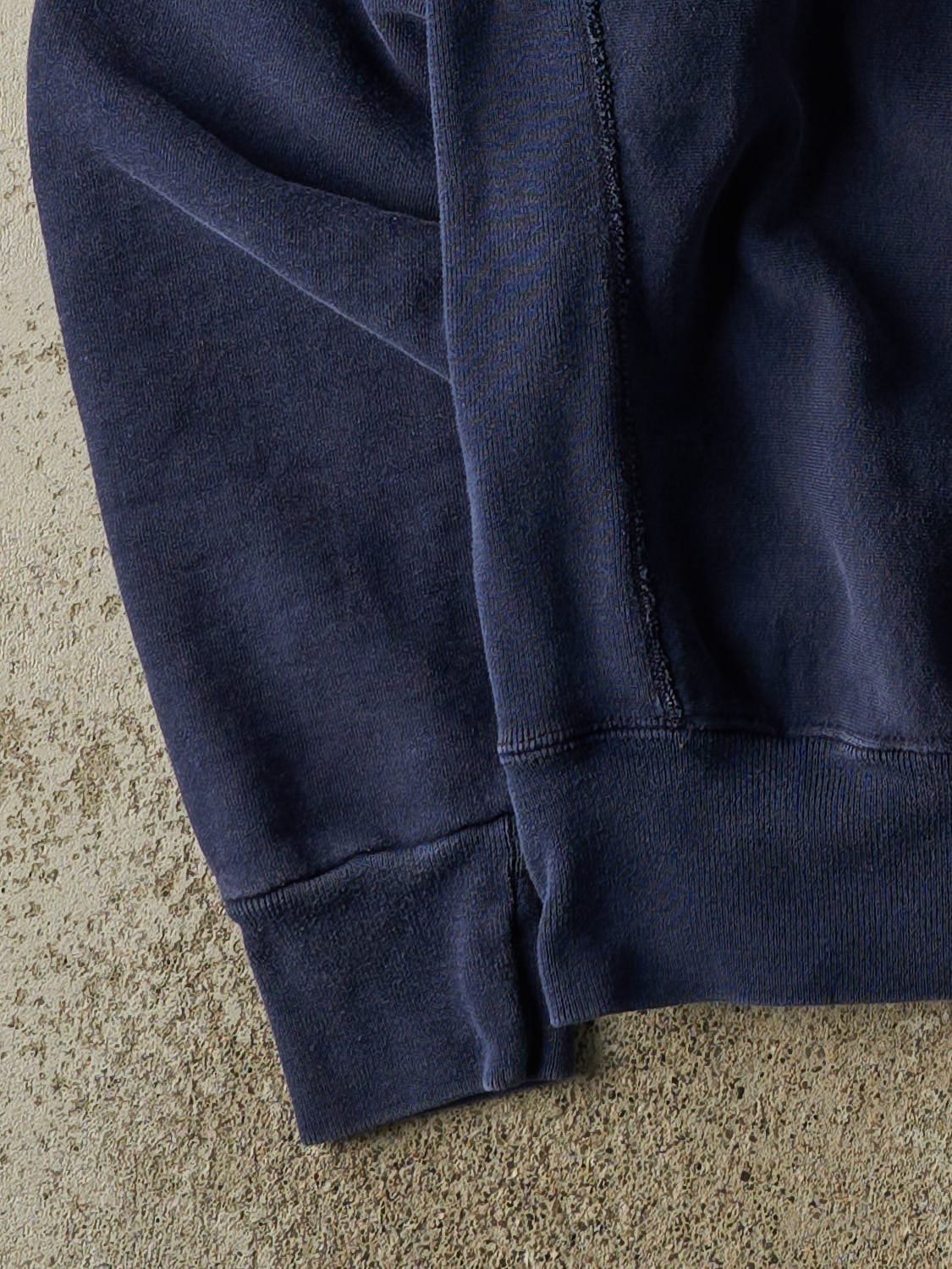 Vintage 80s Navy Blue University of Notre Dame Embroidered Crewneck (XL)