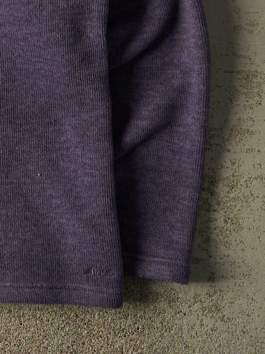 Vintage Y2K Purple Mountain Equipment Co-op Quarter Zip Fleece (M)