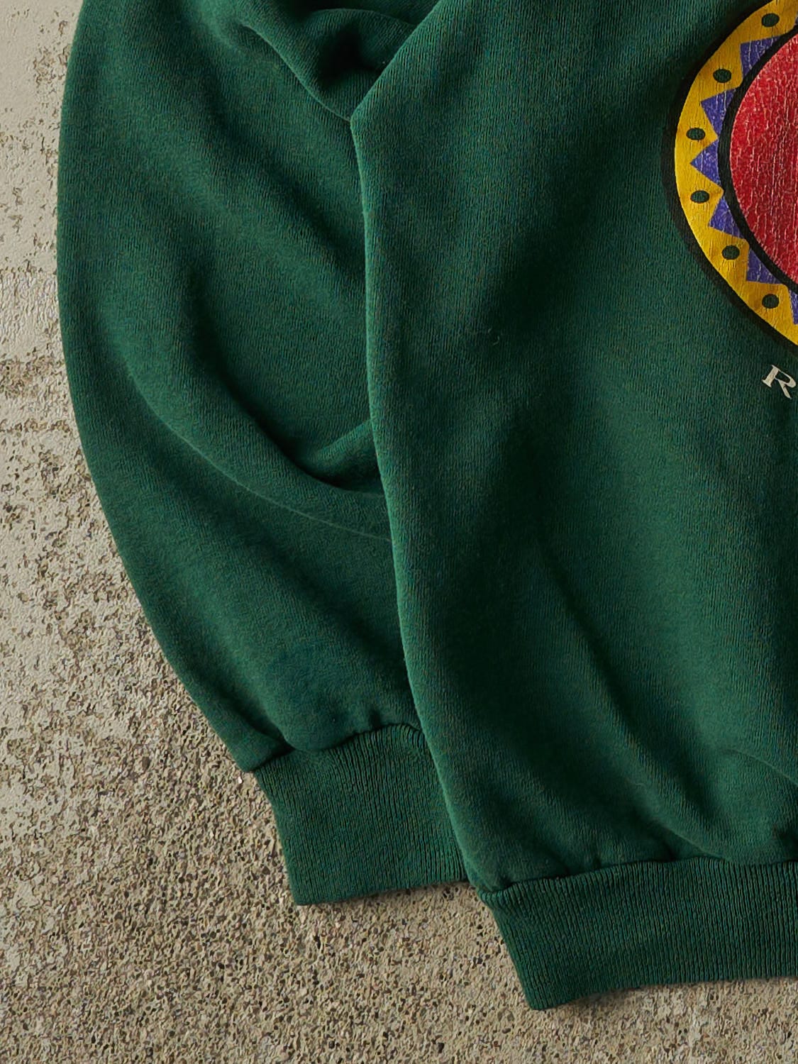 Vintage 80s Green American Fisherman Crewneck (S/M)