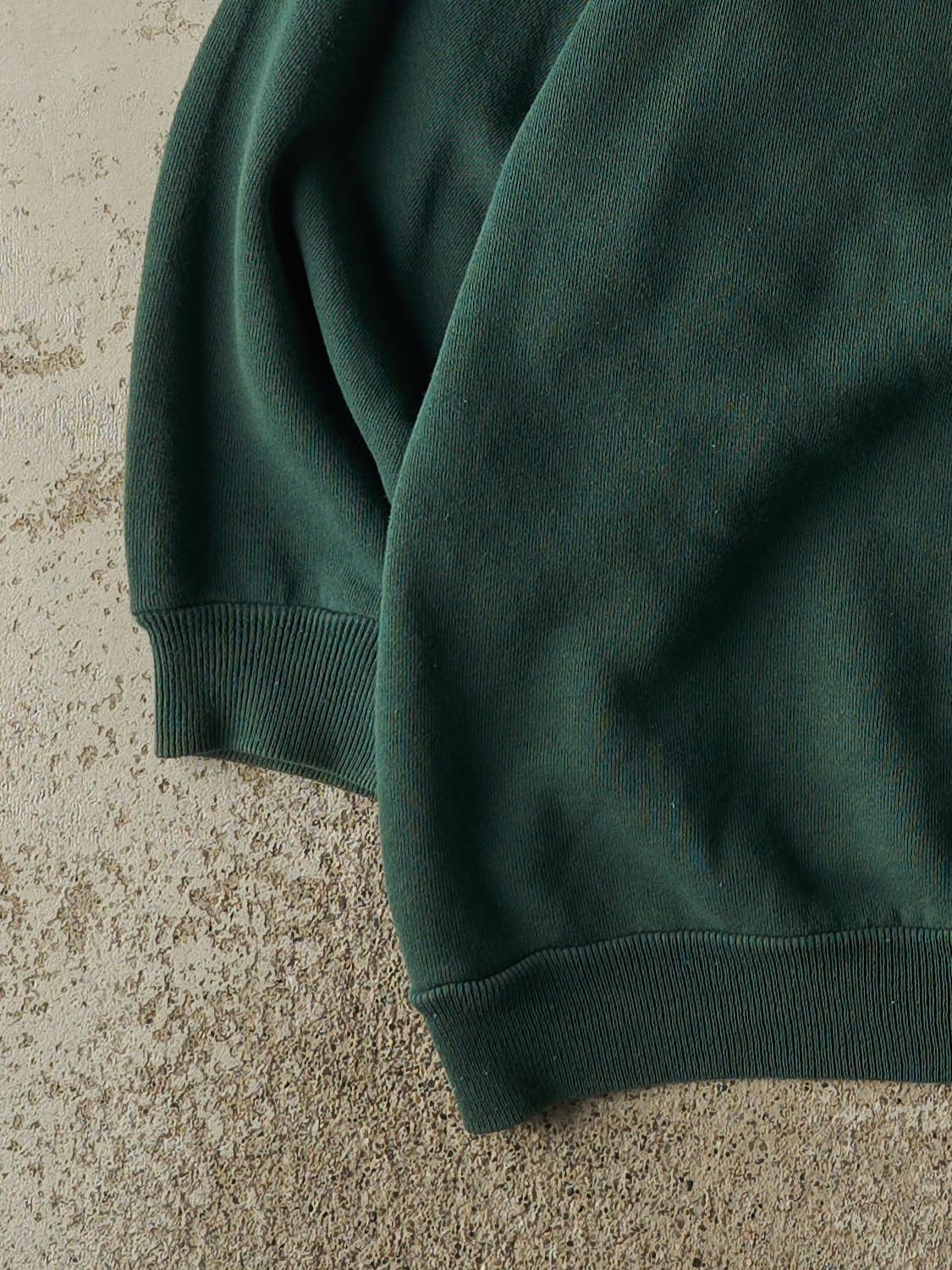Vintage 80s Washed Green Blank Crewneck (XL)