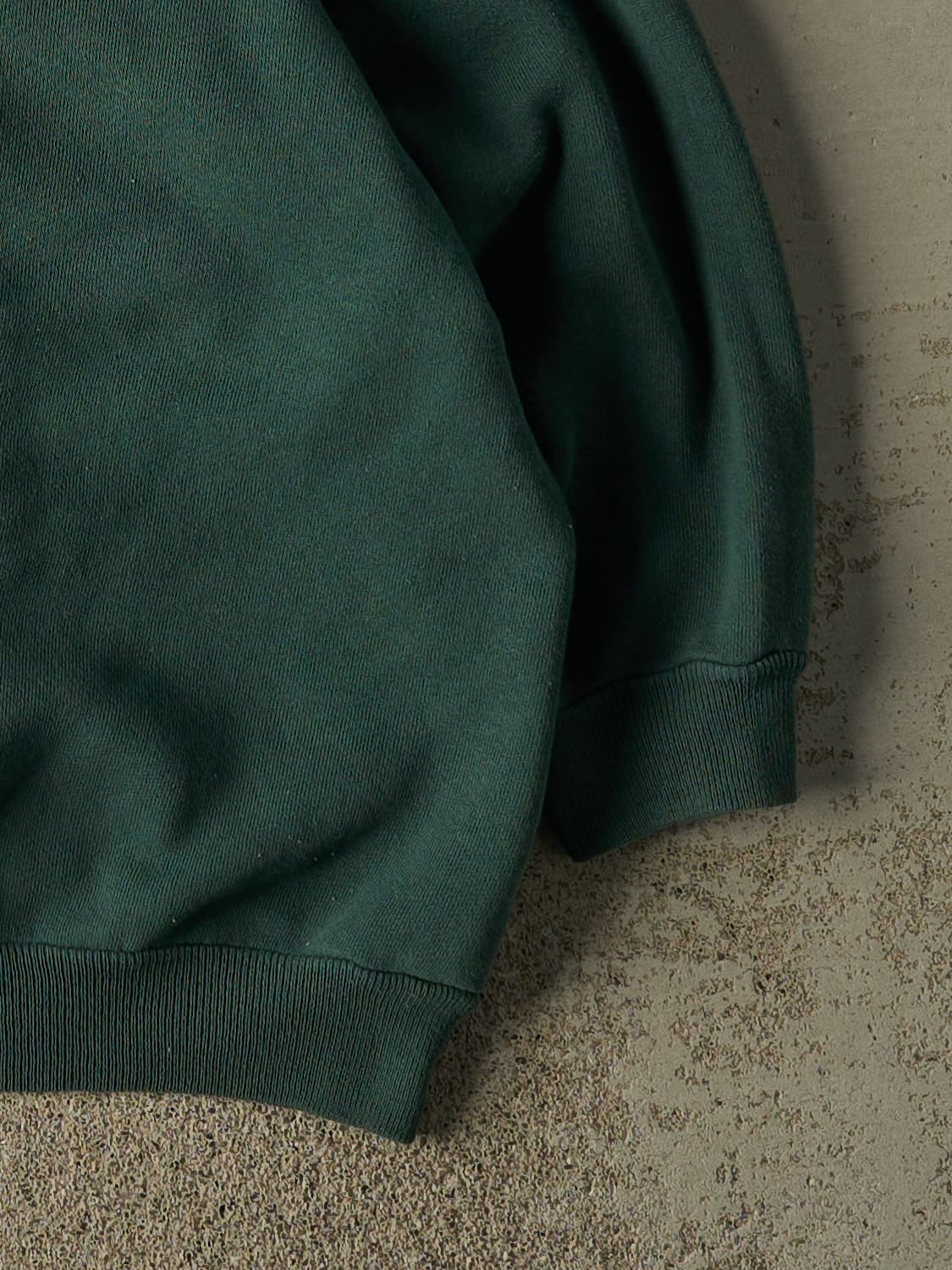 Vintage 80s Washed Green Blank Crewneck (XL)