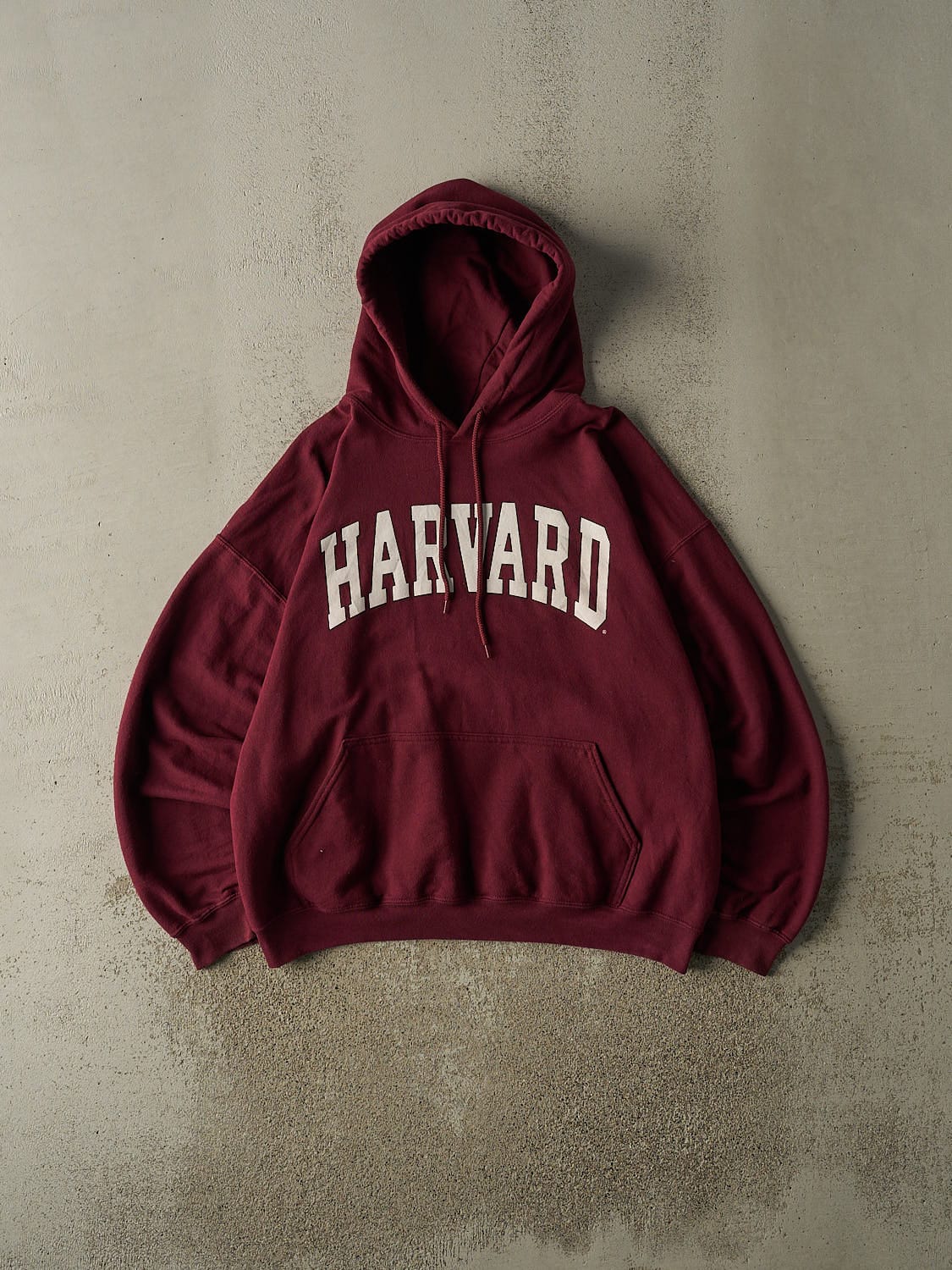 Vintage 90s Burgundy Harvard University Hoodie (L)