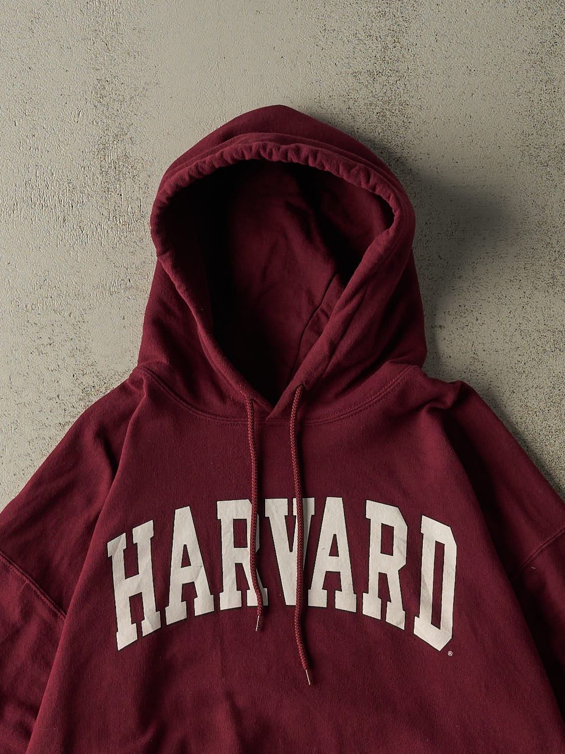 Vintage 90s Burgundy Harvard University Hoodie (L)