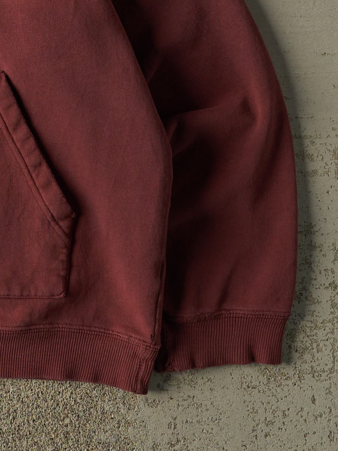 Vintage Y2K Burgundy Cooperstown NY Hoodie (S)