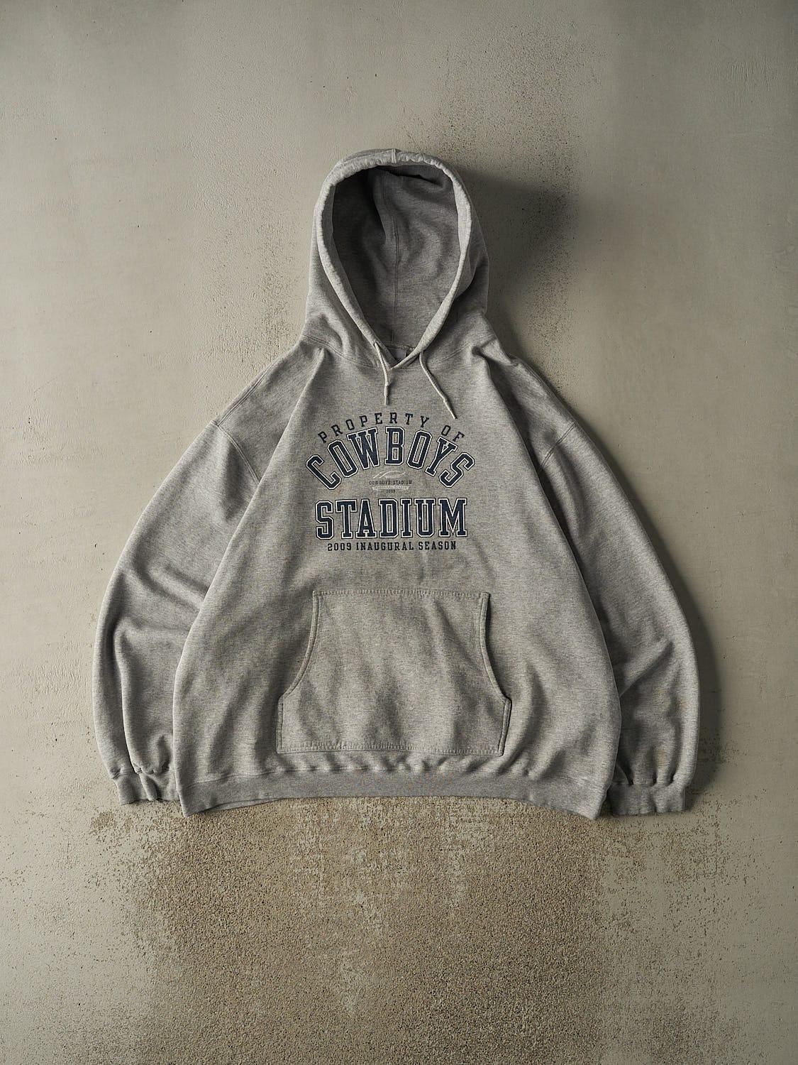 Vintage Y2K Grey Dallas Cowboys Stadium Hoodie (XXL/XXXL)