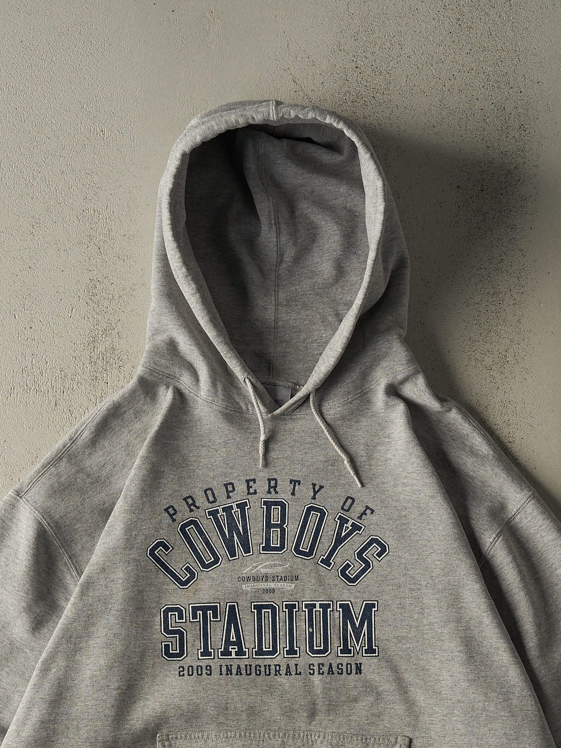 Vintage Y2K Grey Dallas Cowboys Stadium Hoodie (XXL/XXXL)