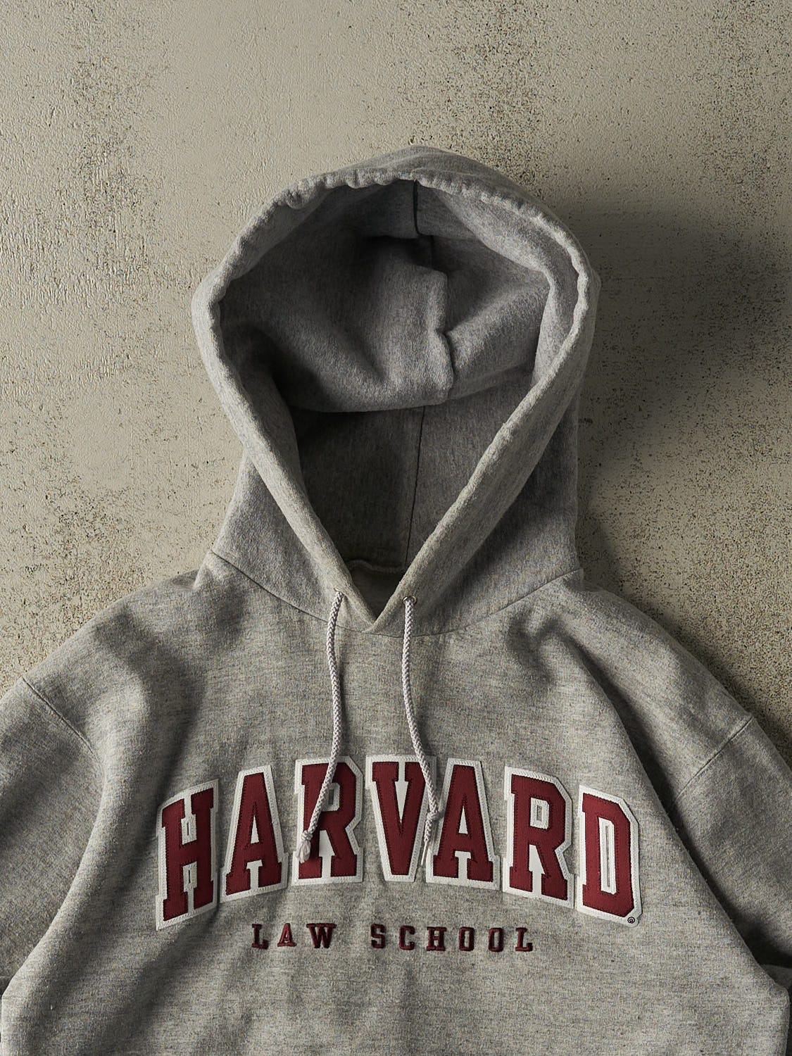 Vintage Y2K Grey Harvard University Champion Hoodie (S/M)