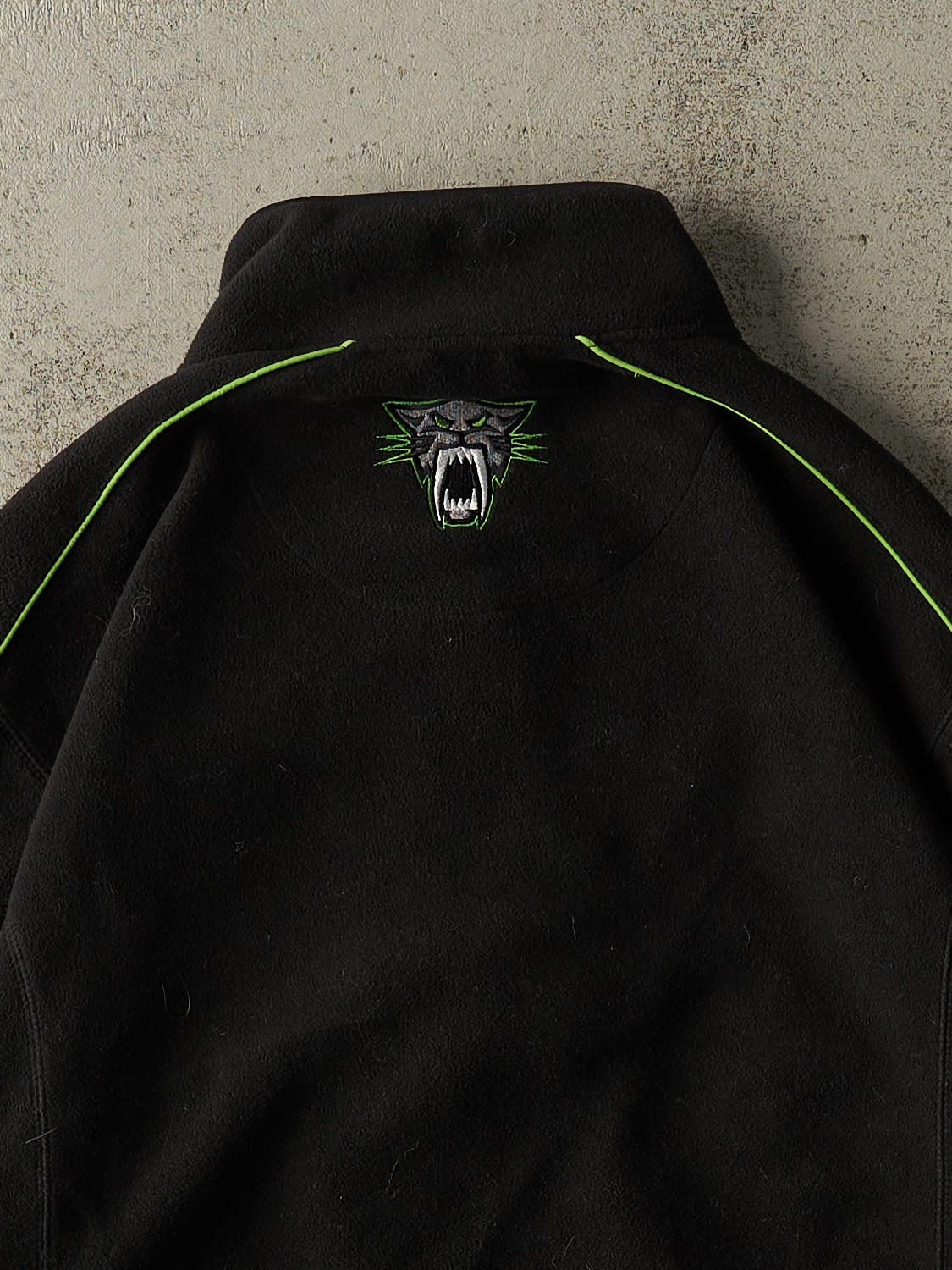 Vintage Y2K Black Arctic Cat Quarter Zip Fleece (L/XL)