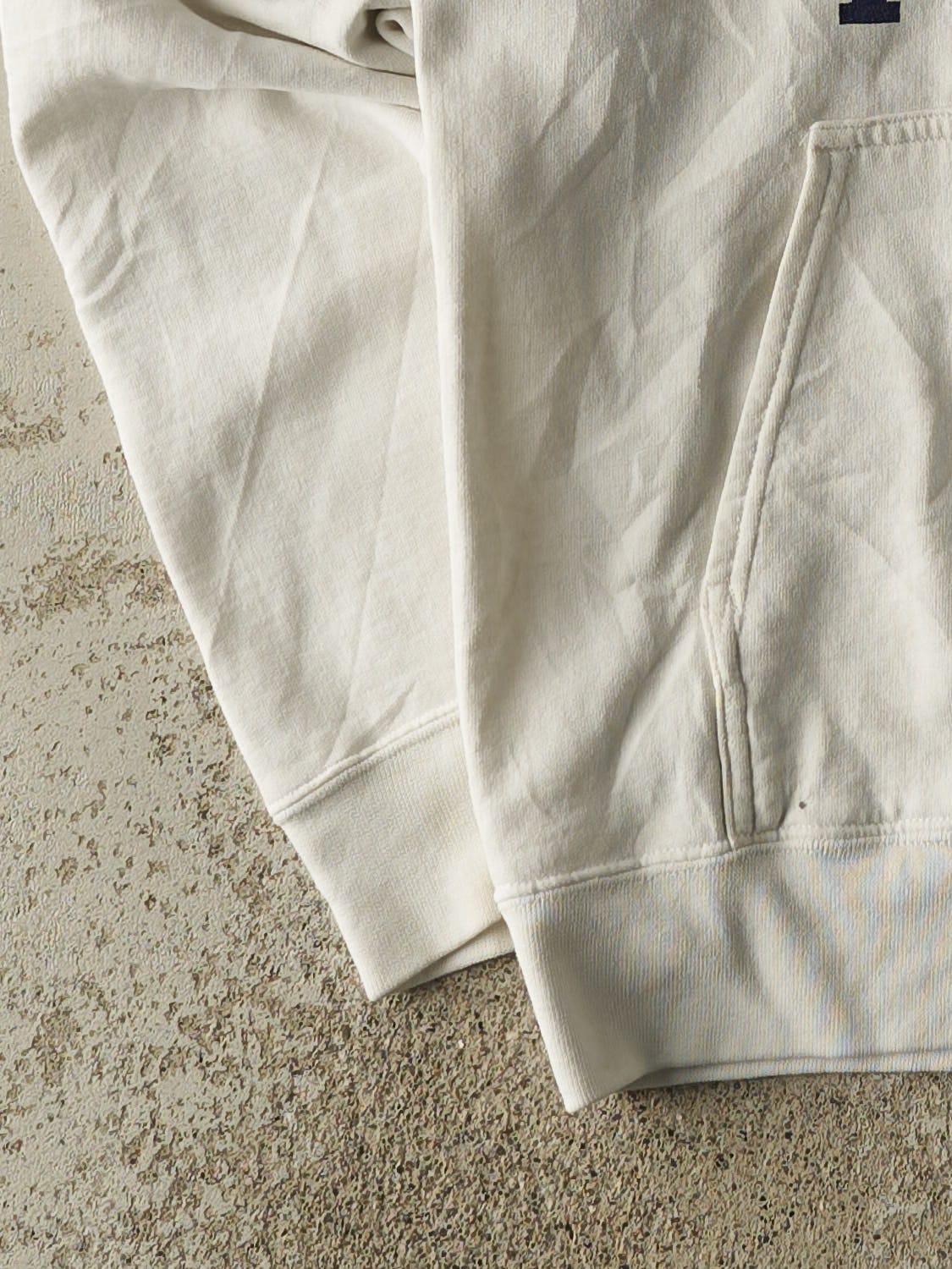 Vintage 90s White Hudson Tennis Hoodie (XS/S)