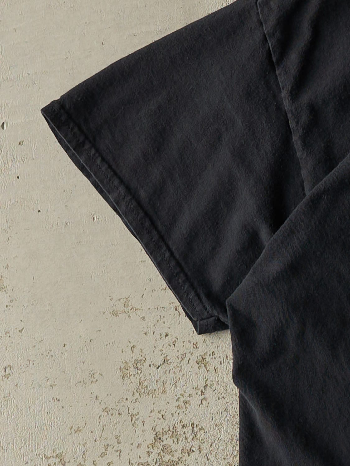 Vintage 90s Black "Expert Advice" Slogan Tee (M/L)
