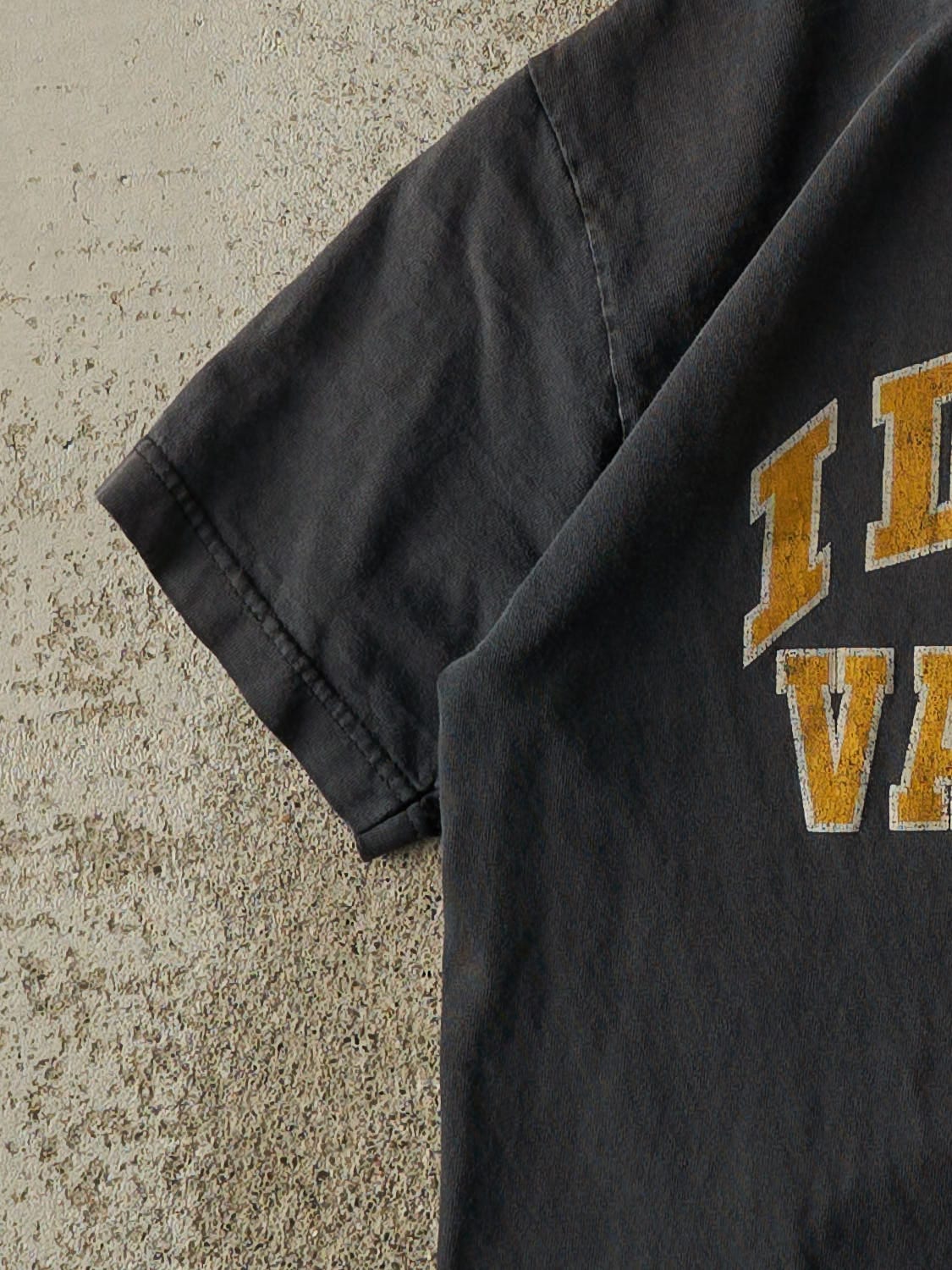 Vintage 90s Faded Black University of Idaho Vandals Tee (XS)