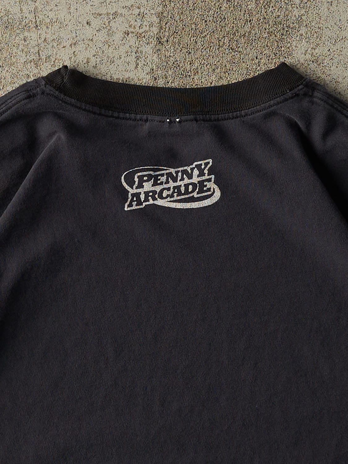 Vintage 03' Black "I'd Hit That" Slogan Tee (L)