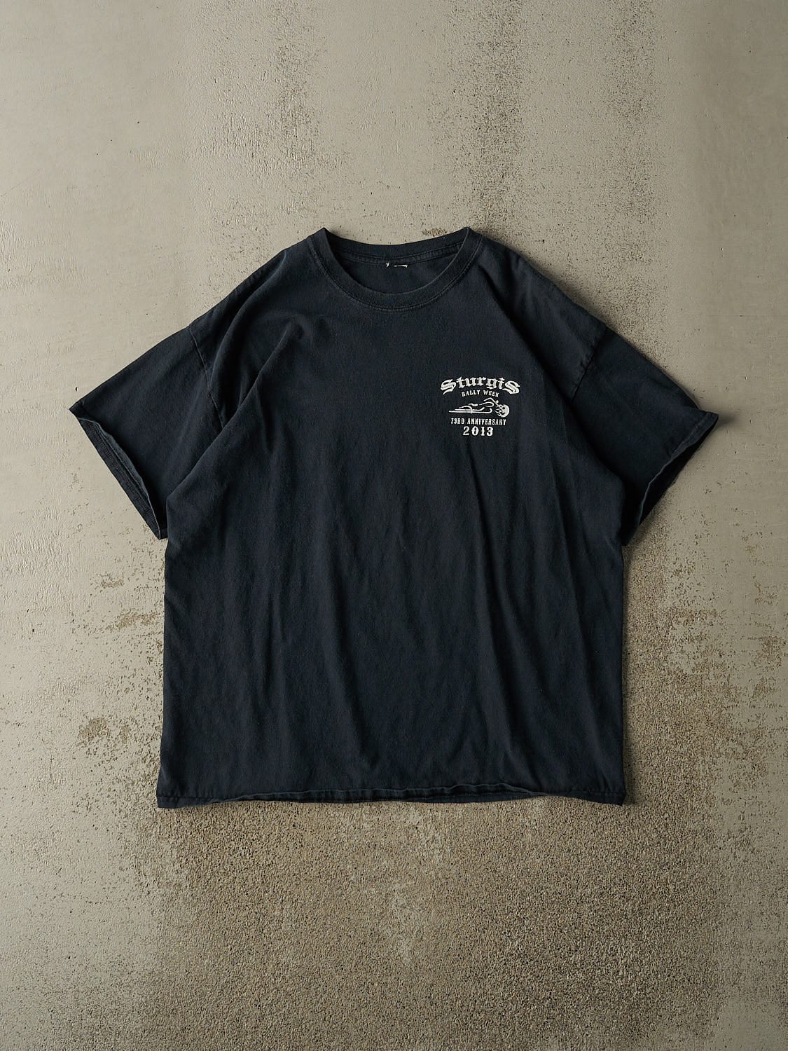 Vintage 13' Faded Black Sturgis Bike Week Tee (L/XL)