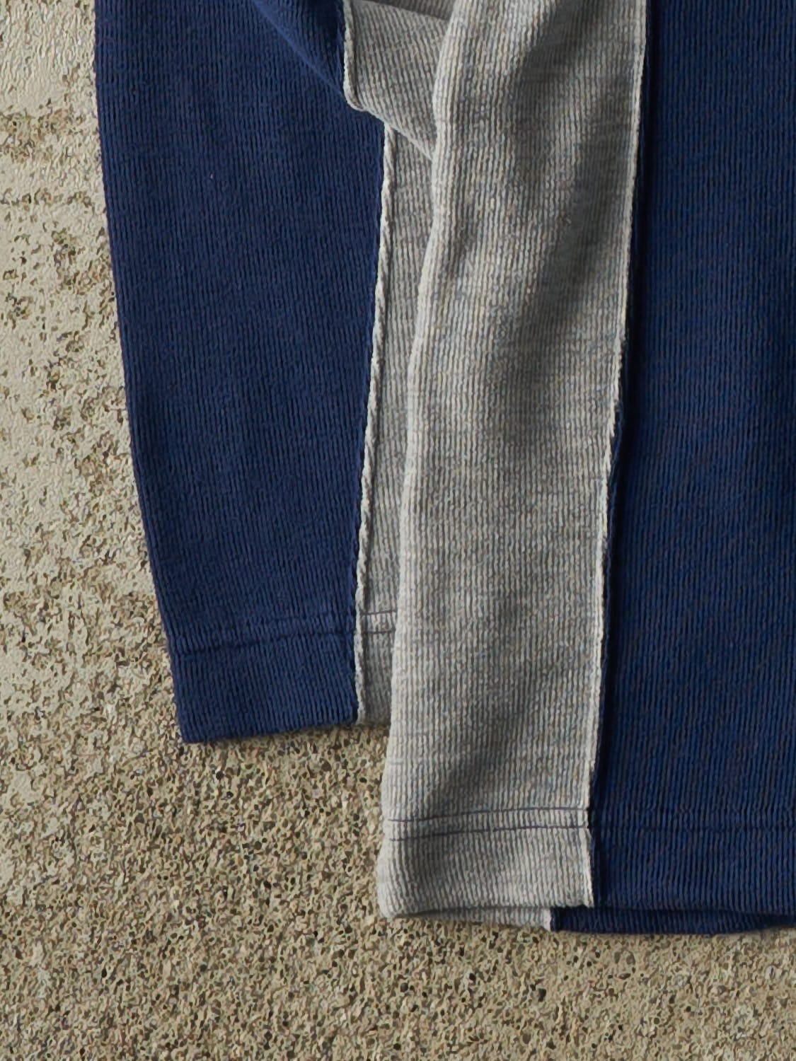 Vintage Y2K Navy Blue Nike Middle Swoosh Atlanta Braves Long Sleeve (XXS/XS)